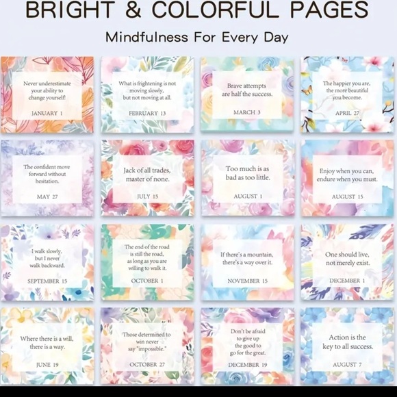 Inspirational Positive Affirmations Calendar - Picture 4 of 5